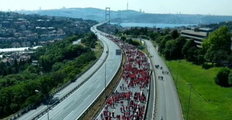15 temmuz demokrasi ve milli birlik günü anma yürüyüşü zincirlikuyu'dan başladı
