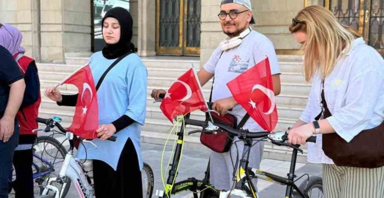 15 temmuz demokrasi ve millî birlik günü etkinlikleri kapsamında anlamlı bisiklet turu