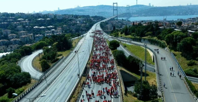15 Temmuz Demokrasi ve milli birlik günü yürüyüşü başladı