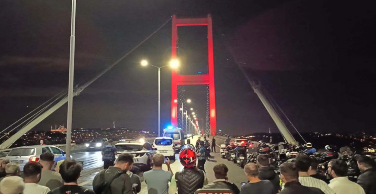 15 Temmuz Şehitler Köprüsü’nde trafiği kilitlemişti: İçişleri Bakanı şahsın gözaltına alındığını duyurdu