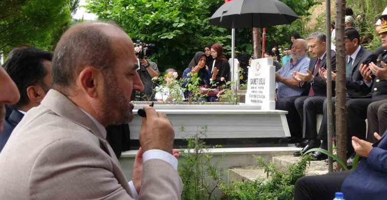 15 Temmuz şehitlerinden Samet Uslu, şehadetinin 10. yılında kabri başında dualarla anıldı