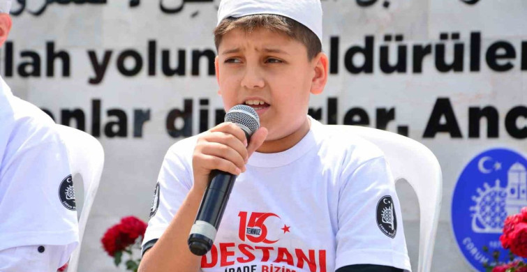 15 Temmuz şehitlerine vefa: 600 çocuk Kur’an-ı Kerim okudu