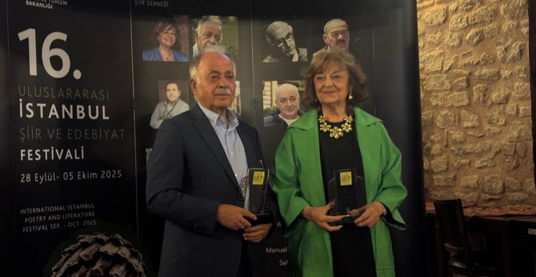 16. Uluslararası İstanbul Şiir ve Edebiyat Festivali'nde Onur Ödülleri Sahiplerini Buldu