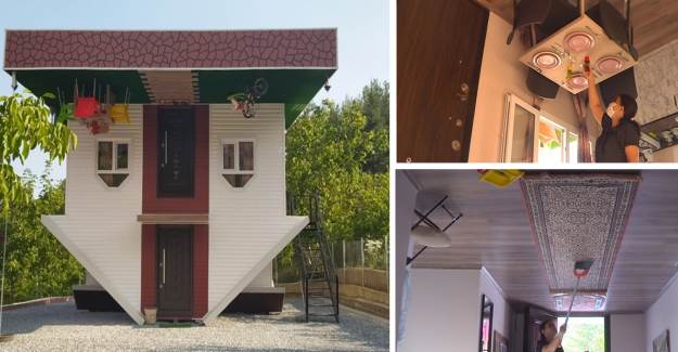 '2020 Yılı Ters Gitti' Dedi Ters Ev İnşa Ettirdi