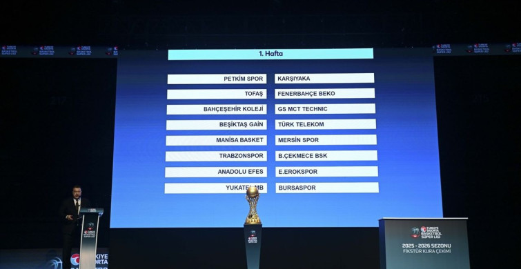 2025-2026 Basketbol Süper Ligi Fikstür Çekimi Gerçekleşti
