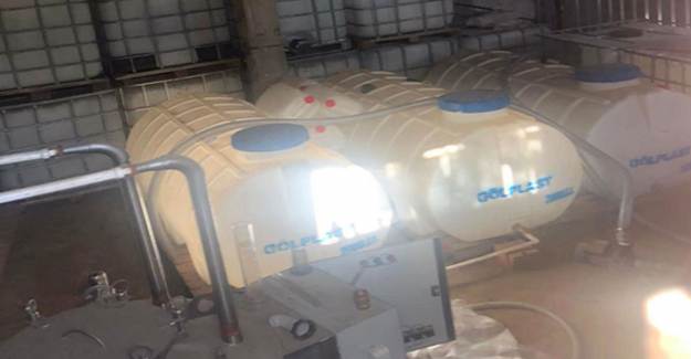 3.5 Ton Sahte Alkol Ele geçirildi