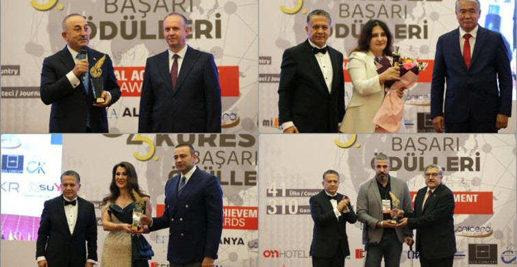 “5. Küresel Başarı Ödülleri” ve “İsmail Gaspıralı Onur Ödülleri” Alanya’da Sahiplerini Buldu