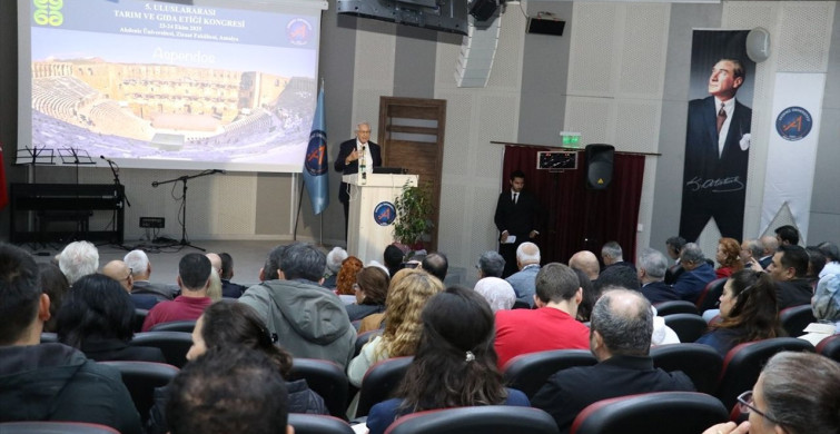 5. Uluslararası Tarım ve Gıda Etiği Kongresi Antalya'da Başladı