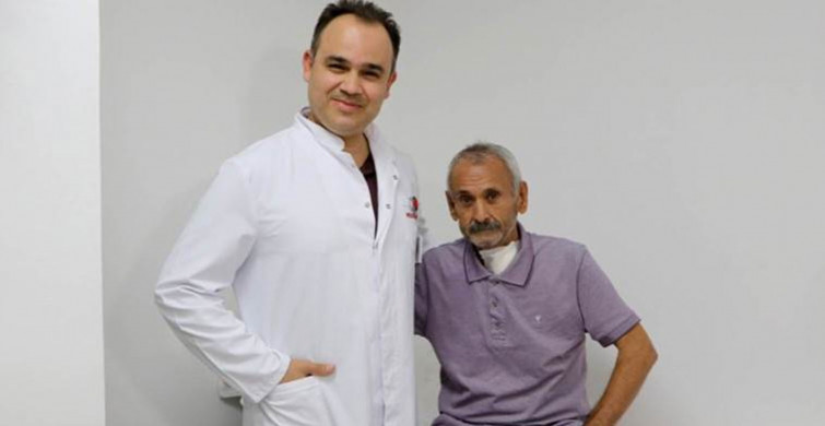 71 yaşındaki katip Zenker divertikülü hastalığını ameliyatla yendi