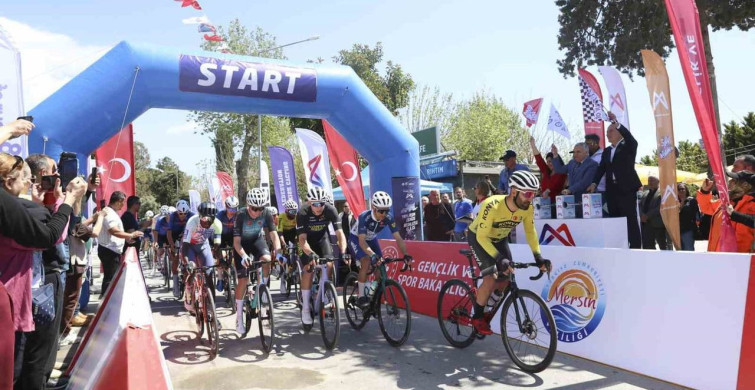 8. Tour of Mersin Uluslararası Bisiklet Turu Anamur Etabına Başladı