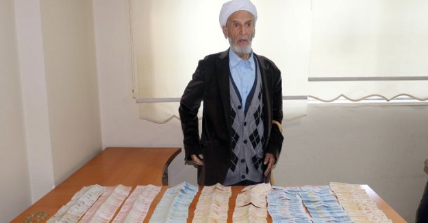 84 Yaşındaki Dilencinin Üzerinden 7 Bin Lira Para Çıktı!