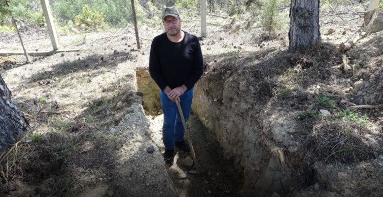 9 kez ölümden dönen adam kendine mezar kazdı