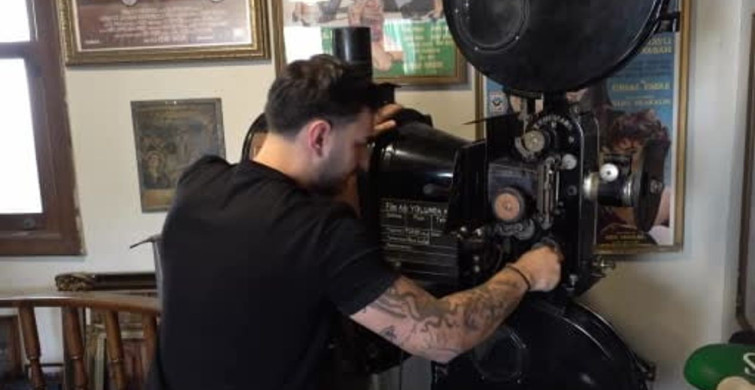 98 yıllık tarihi sinema makinesi eskişehir’de sergileniyor