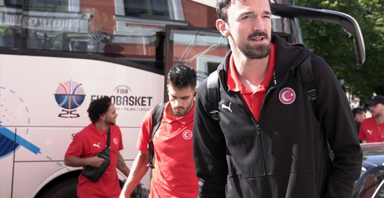 A Milli Erkek Basketbol Takımı Letonya'ya Ulaştı