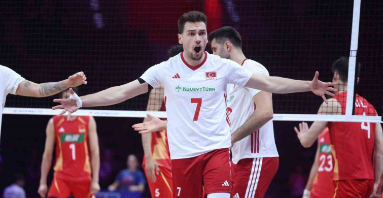 A Milli Erkek voleybol takımı, Çin'i 3-0 mağlup etti