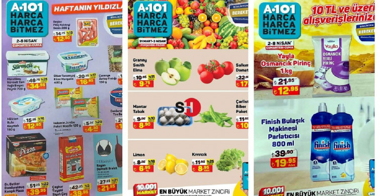 A101 2 Nisan 2022 aktüel indirimli ürünler kataloğu