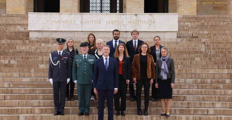 AB Büyükelçisi Aivo Orav, Anıtkabir’i ziyaret etti