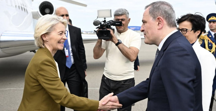 AB Komisyonu Başkanı Leyen, Azerbaycan'da resmi temaslarda bulunuyor