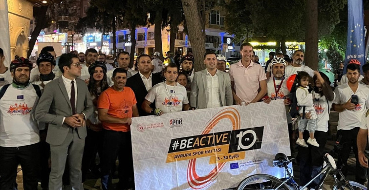 AB Türkiye Delegasyonu Maslahatgüzarı Vilcinskas Şanlıurfa'da Bisiklet Turu Yaptı