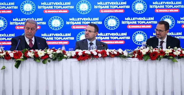 Adalet Bakanı Akın Gürlek İç Anadolu Milletvekilleriyle Toplantı Düzenledi