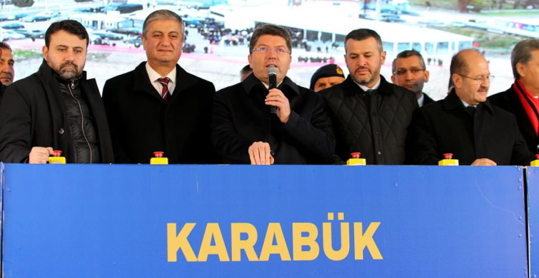 Adalet Bakanı Tunç, Karabük Adalet Sarayı'nın Temelini Attı