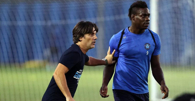 Adana Demirspor Teknik Direktörü Vincenzo Montella'dan Balotelli Açıklaması!