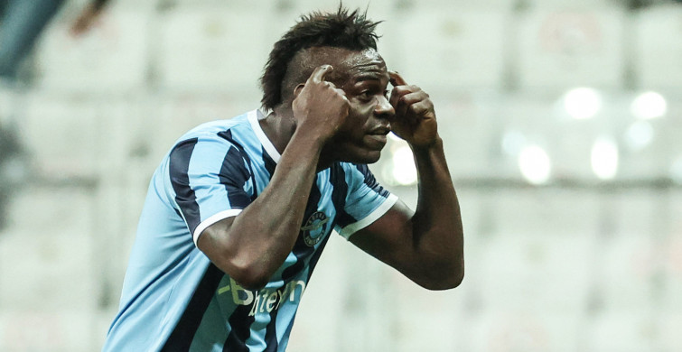 Adana Demirspor'un golcüsü trafik kazası geçirdi: Mario Balotelli'nin aracı tanınmaz hale geldi