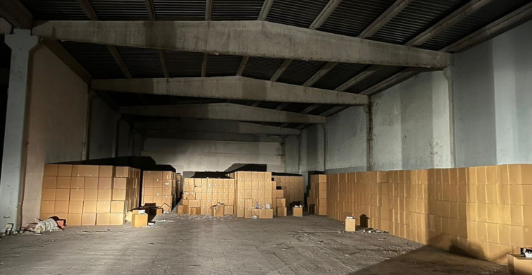 Adana'da 144 Milyon Kaçak Makaron Ele Geçirildi