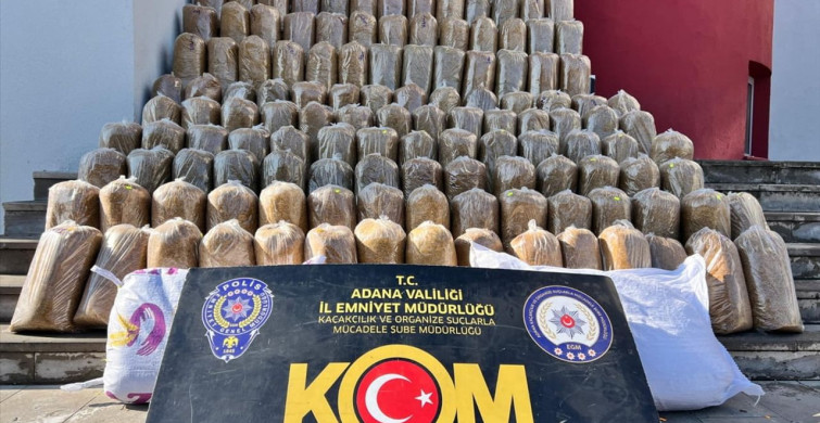 Adana'da 2,5 Ton Kaçak Tütün Operasyonu