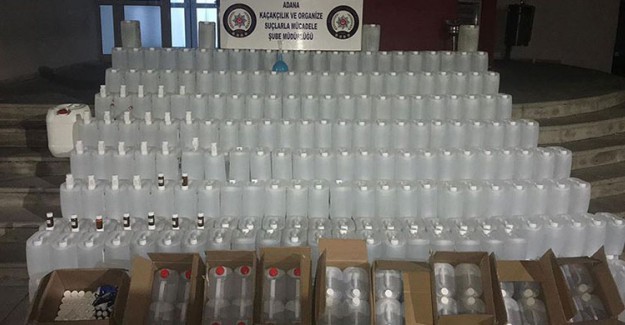 Adana'da 3 Ton 280 Litre Etil Alkol Ele Geçirildi