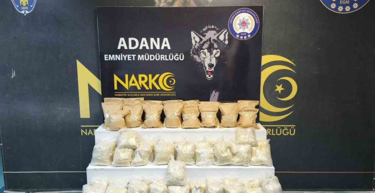Adana'da 408 bin 235 uyuşturucu hap ele geçirildi