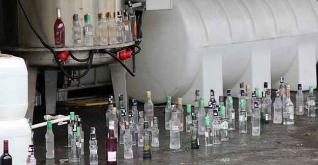 Adana'da 525 Litre Sahte İçki Yakalandı!