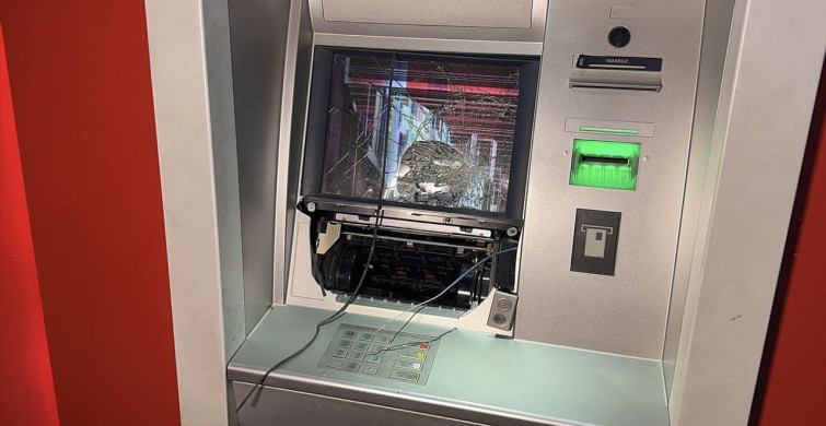 Adana'da ATM'ye Zarar Veren Şüpheli Yakalandı