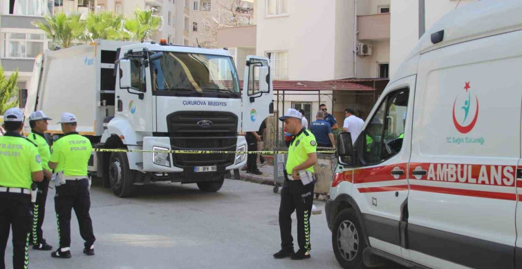 Adana'da Çöp Kamyonunun Çarptığı Yaşlı Kadın Hayatını Kaybetti