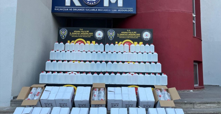 Adana'da Kaçak İçki Operasyonu: 5 Gözaltı