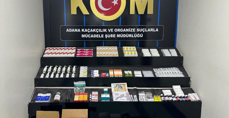 Adana'da Kaçak İlaç ve Tıbbi Cihaz Operasyonu
