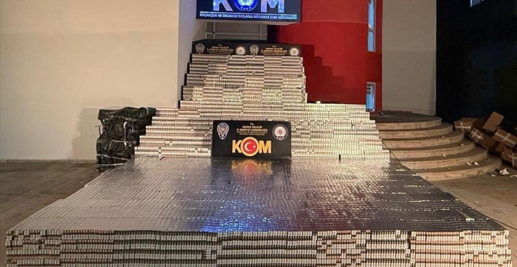 Adana'da Kaçak Sigara Operasyonu: 105 Bin Paket Ele Geçirildi