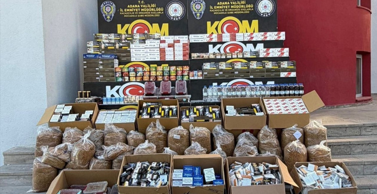 Adana'da Kaçakçılıkla Mücadele Operasyonu