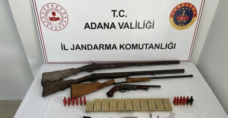 Adana'da Ruhsatsız Silah Operasyonu