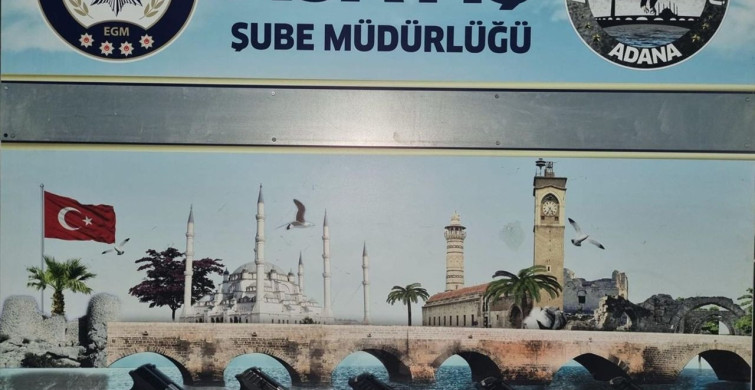 Adana'da Ruhsatsız Silahlarla Yakalanan Şüpheli Tutuklandı