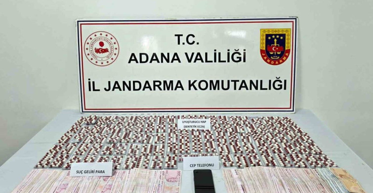 Adana'da Uyuşturucu Operasyonu: 1.433 Sentetik Ecza Ele Geçirildi