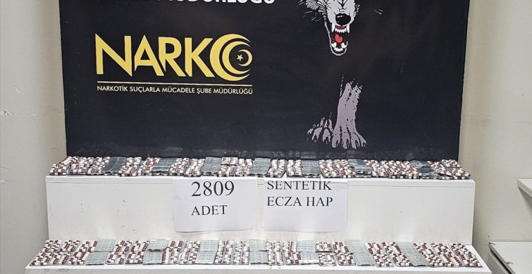 Adana'da Uyuşturucu Operasyonu: 2,809 Hap Ele Geçirildi