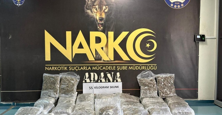 Adana'da Uyuşturucu Operasyonu: 55 Kilogram Ele Geçirildi