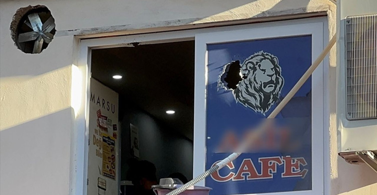 Adana'daki Kafeye Silahlı Saldırı Güvenlik Kamerasında