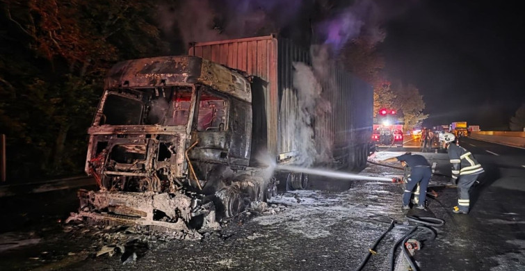Adana'daki Tır Yangını Ormanlık Alanda Kontrol Altına Alındı