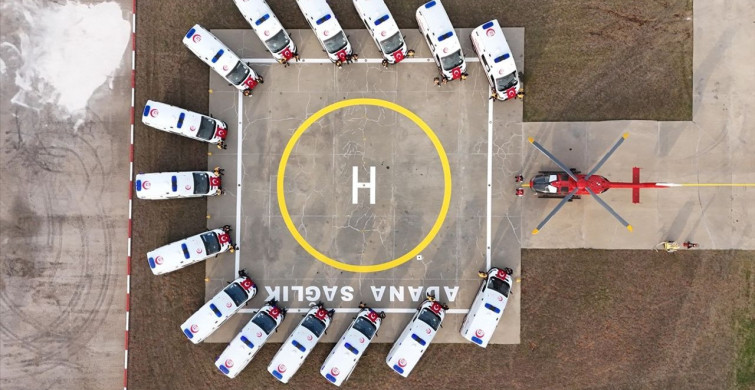 Adana'ya 15 Yeni Ambulans Hizmete Girdi