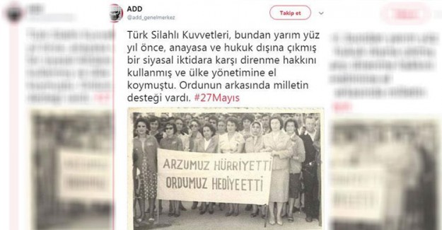 ADD Skandal Paylaşımı Kaldırdı