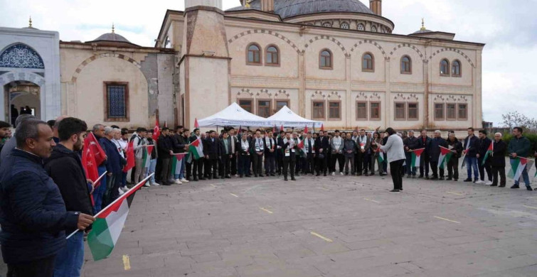 Adıyaman Üniversitesi Öğrencilerinden Filistin'e Destek