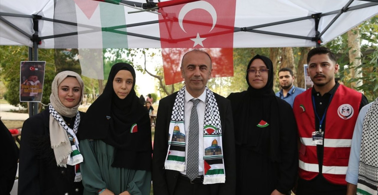 Adıyaman Üniversitesi'nde Gazze İçin Destek Yürüyüşü