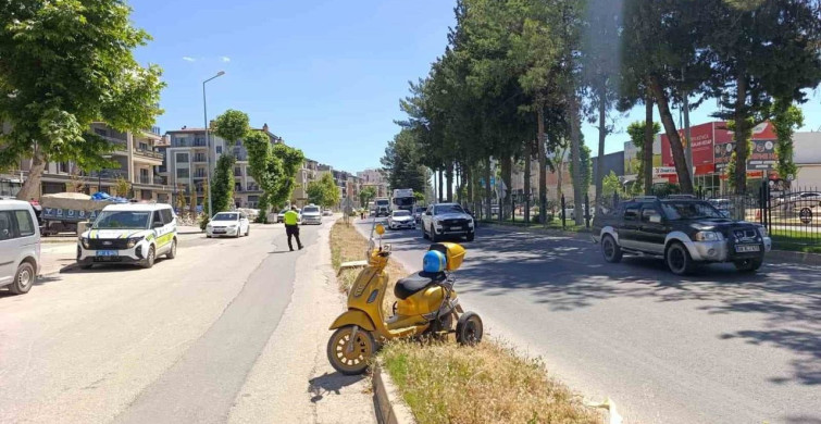 Adıyaman'da elektrikli motosiklet devrildi, 1 kişi yaralandı